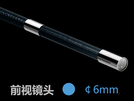 該款內(nèi)窺鏡鏡頭直徑6mm，公安刑偵、安保人員可通過門縫、窗戶等狹小空間實(shí)現(xiàn)對(duì)目標(biāo)觀測