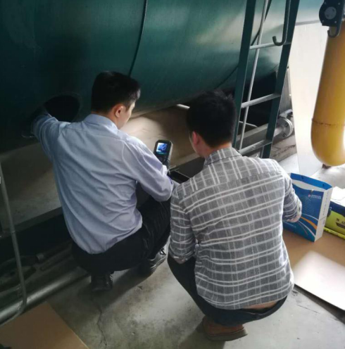亞泰光電MIE系列內窺鏡在燃氣鍋爐現(xiàn)場檢測中獲客戶力贊